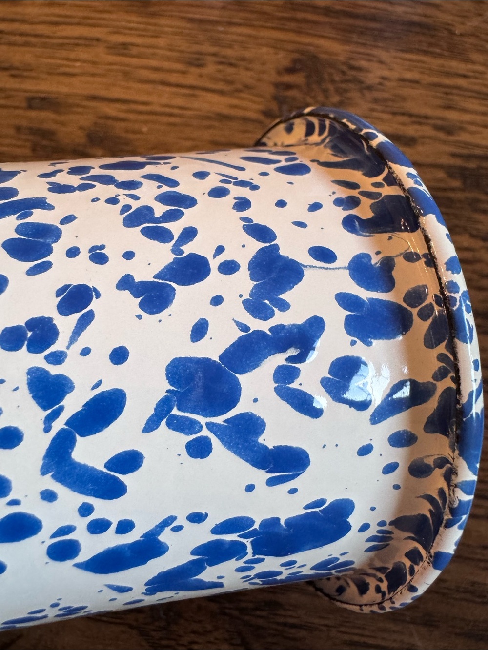 Crow Canyon Home Enamelware Tumbler Set - 4 Pack Blue Marble - Picture 6 of 9